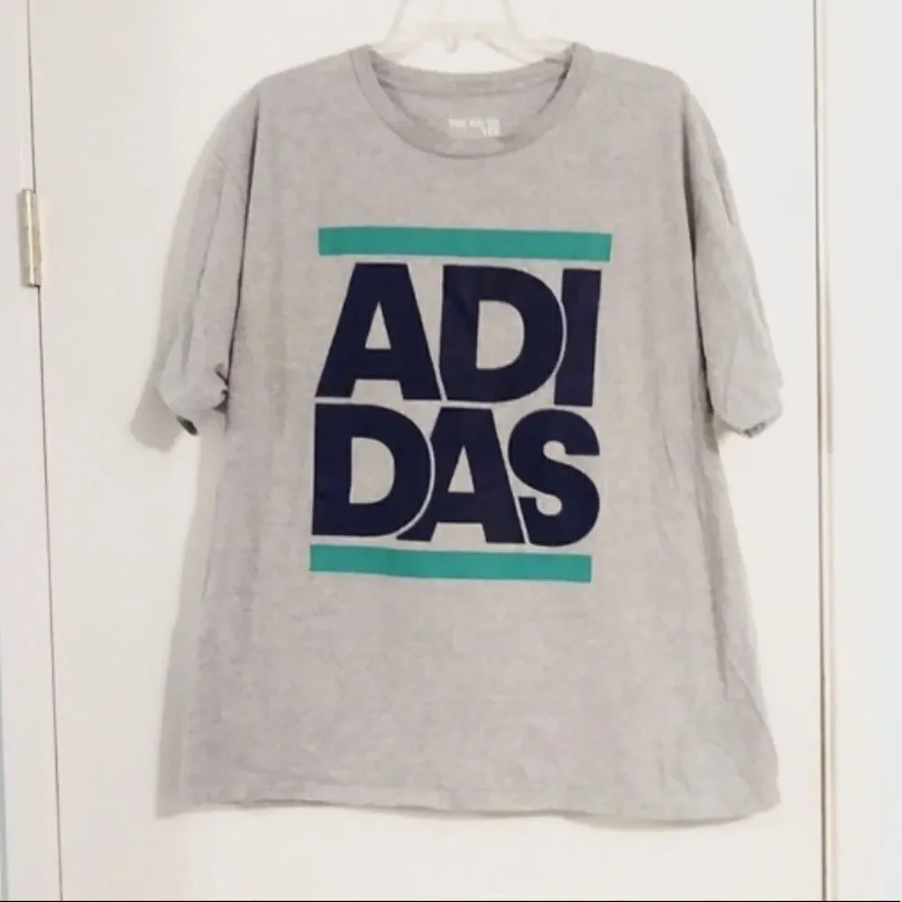Adidas The Go-To Tee Big Logo Grey TShirt